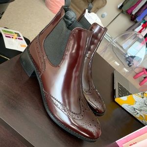 Brogue Ankle Chelsea Boots